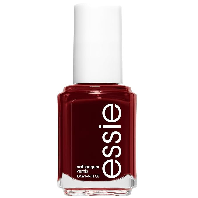 essie Salon-Quality Nail Polish, 8-Free Vegan, Deep Red Wine, Bordeaux, 0.46 fl oz | Amazon (US)