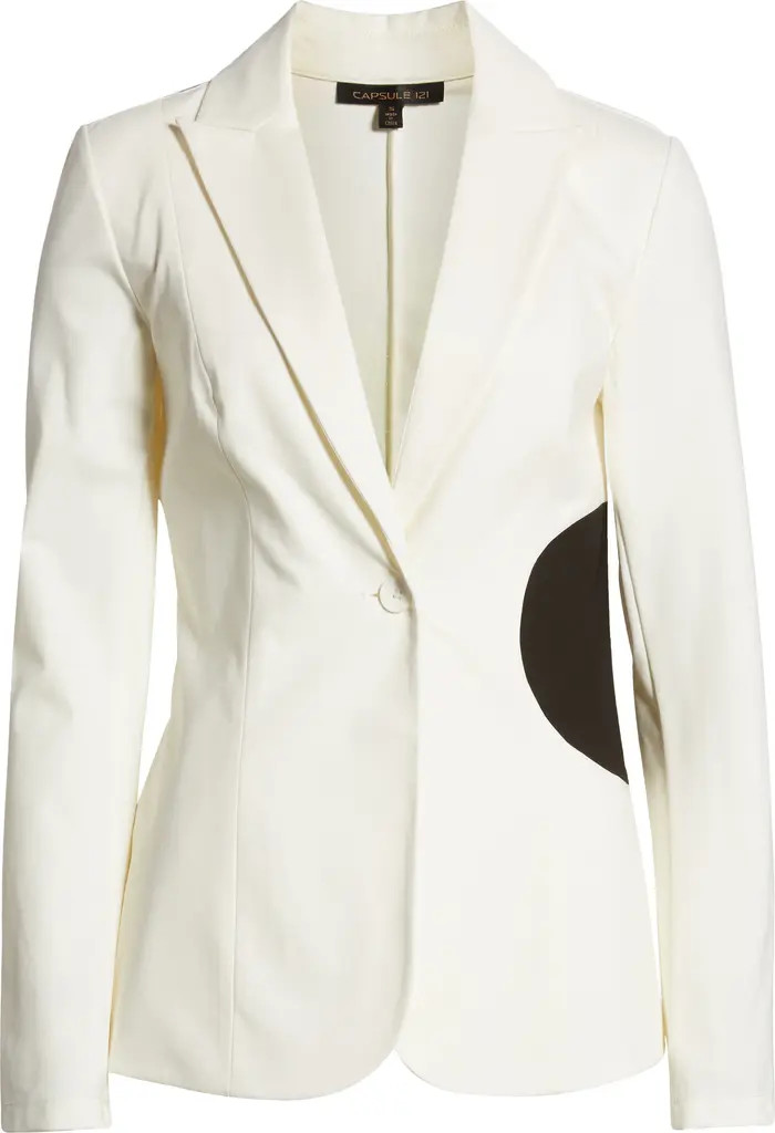 The Ursula Polka Dot Detail Jacket | Nordstrom