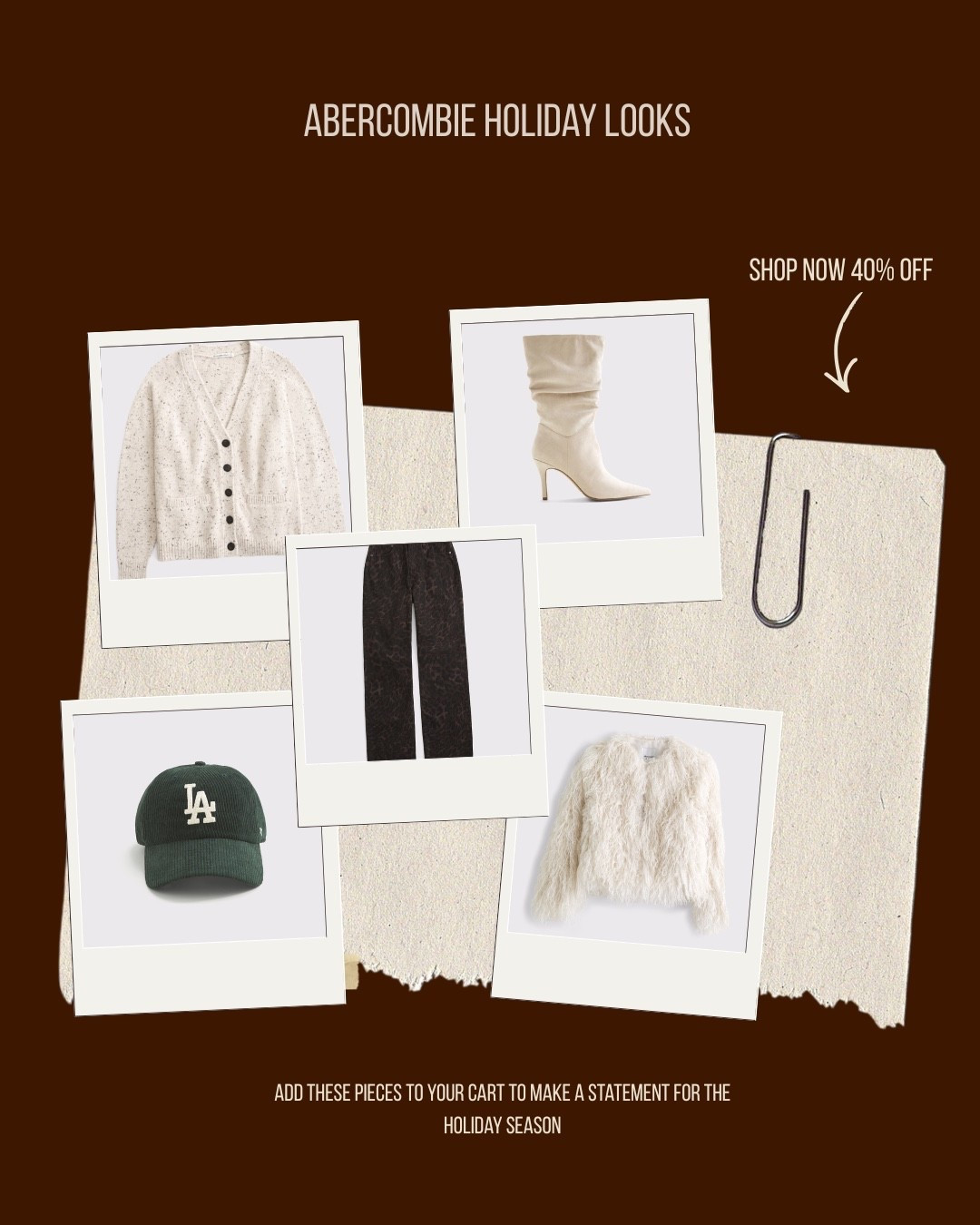 Abercrombie Holiday Looks! Perfect pieces to add to your wardrobe! All 40% off! 

#LTKootd #LTKHoliday #LTKGiftGuide