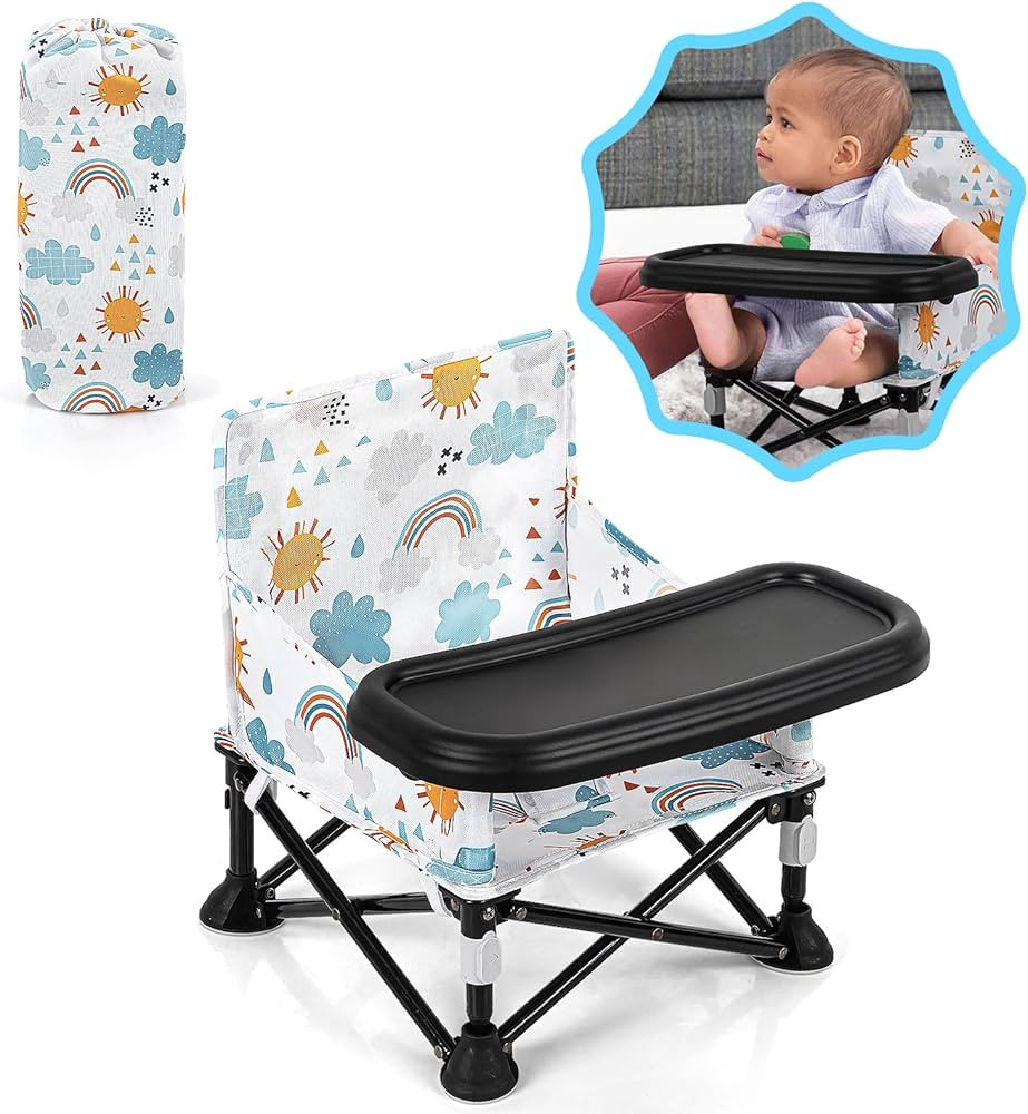 Portable Baby Chair Baby Booster Seat, Toddler Camping Chair & Toddler Beach Chair(Sun) | Amazon (US)