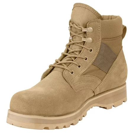 Rothco Military Combat Work Boot - Desert Tan 10 | Walmart (US)