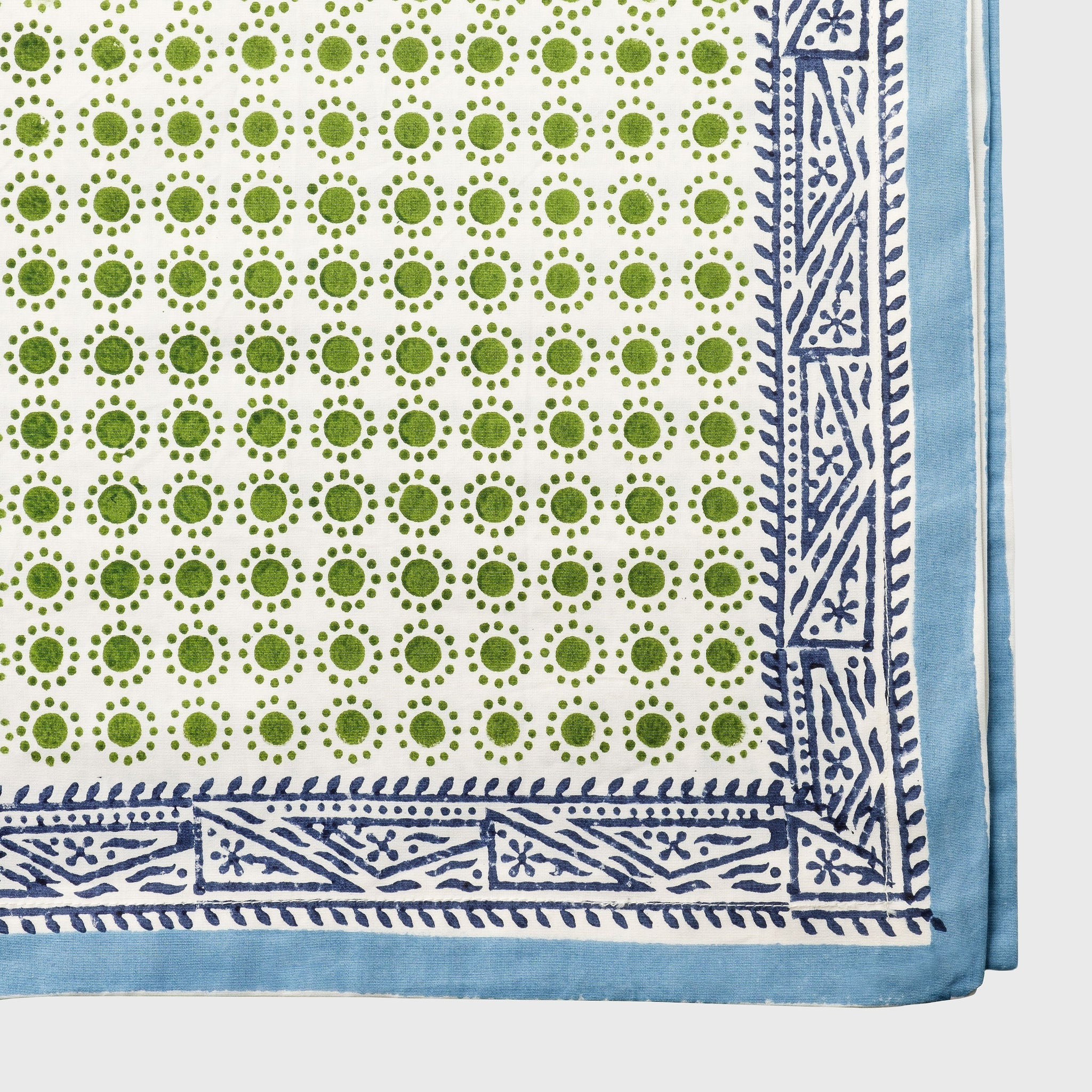 Dot print tablecloth, green | Joanna Buchanan