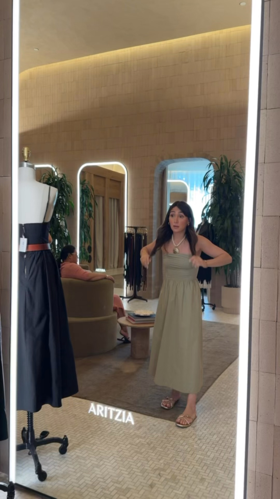 ￼This fluid Aritzia dress is so perfect for the spring and I’m obsessed with the yellow and the green! The green is a size small and the yellow is an extra small  

#LTKPetite #LTKootd