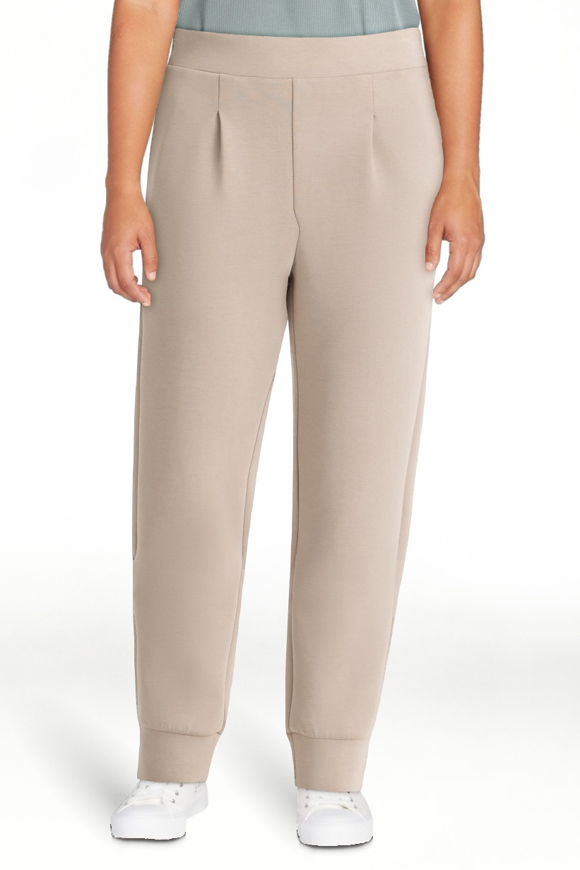 Avia Women's Scuba Knit Pleat Joggers with Pockets, Size XS-4X | Walmart (US)