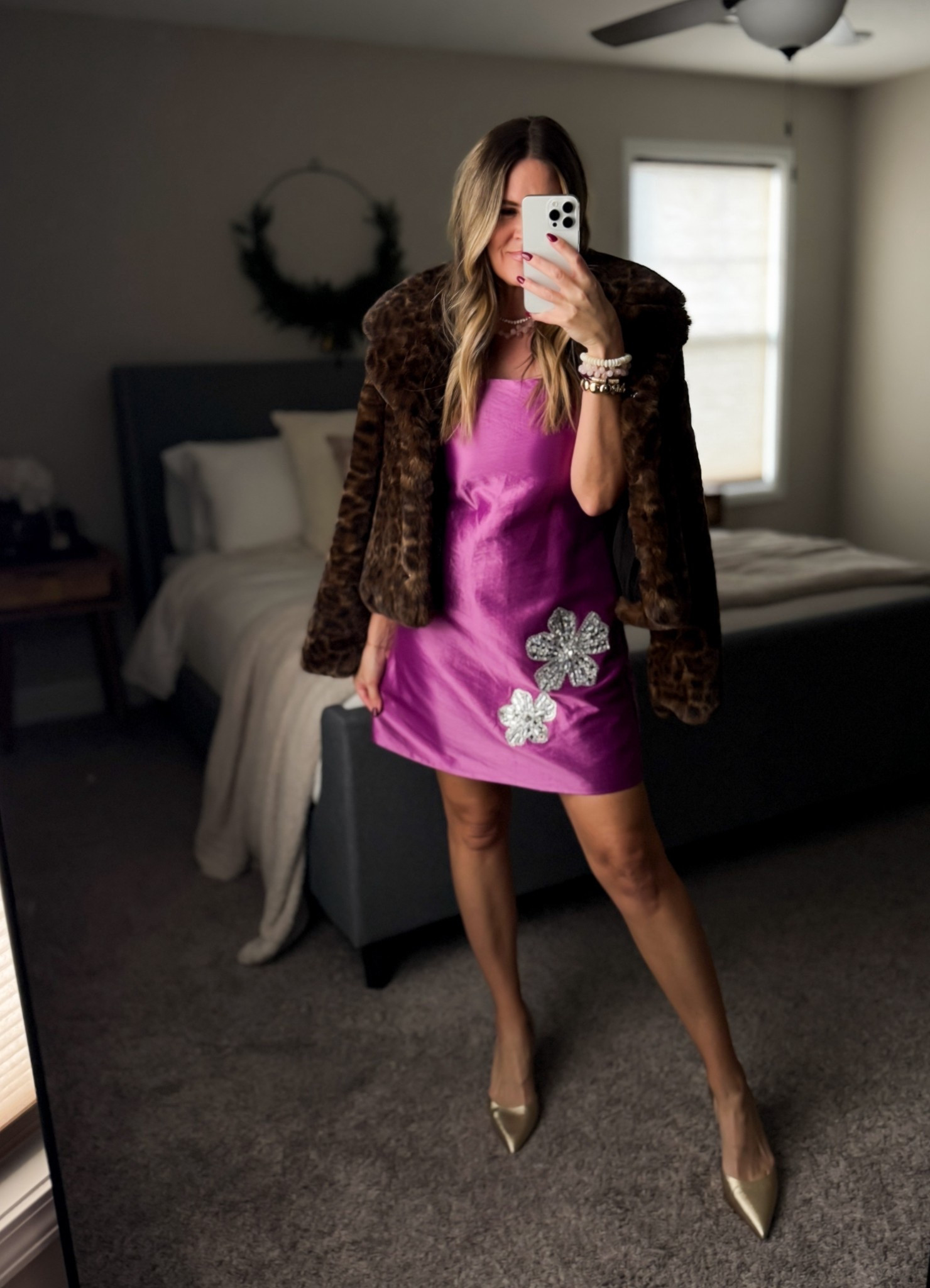 Walmart New Years Eve or holiday party dress plus the cutest faux fur jacket. Also Walmart! 

#LTKOver40 #LTKHoliday #LTKSeasonal