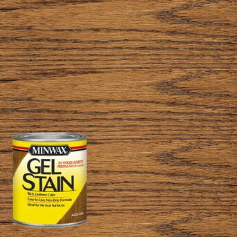 Minwax Gel Stain Oil-Based Aged Oak Semi-Transparent Interior Stain (1-Quart) | Lowe's