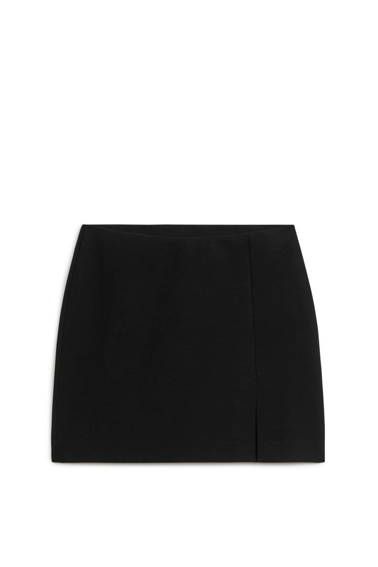 Mini Jersey Skirt - Black - Ladies | H&M GB | H&M (UK, MY, IN, SG, PH, TW, HK)