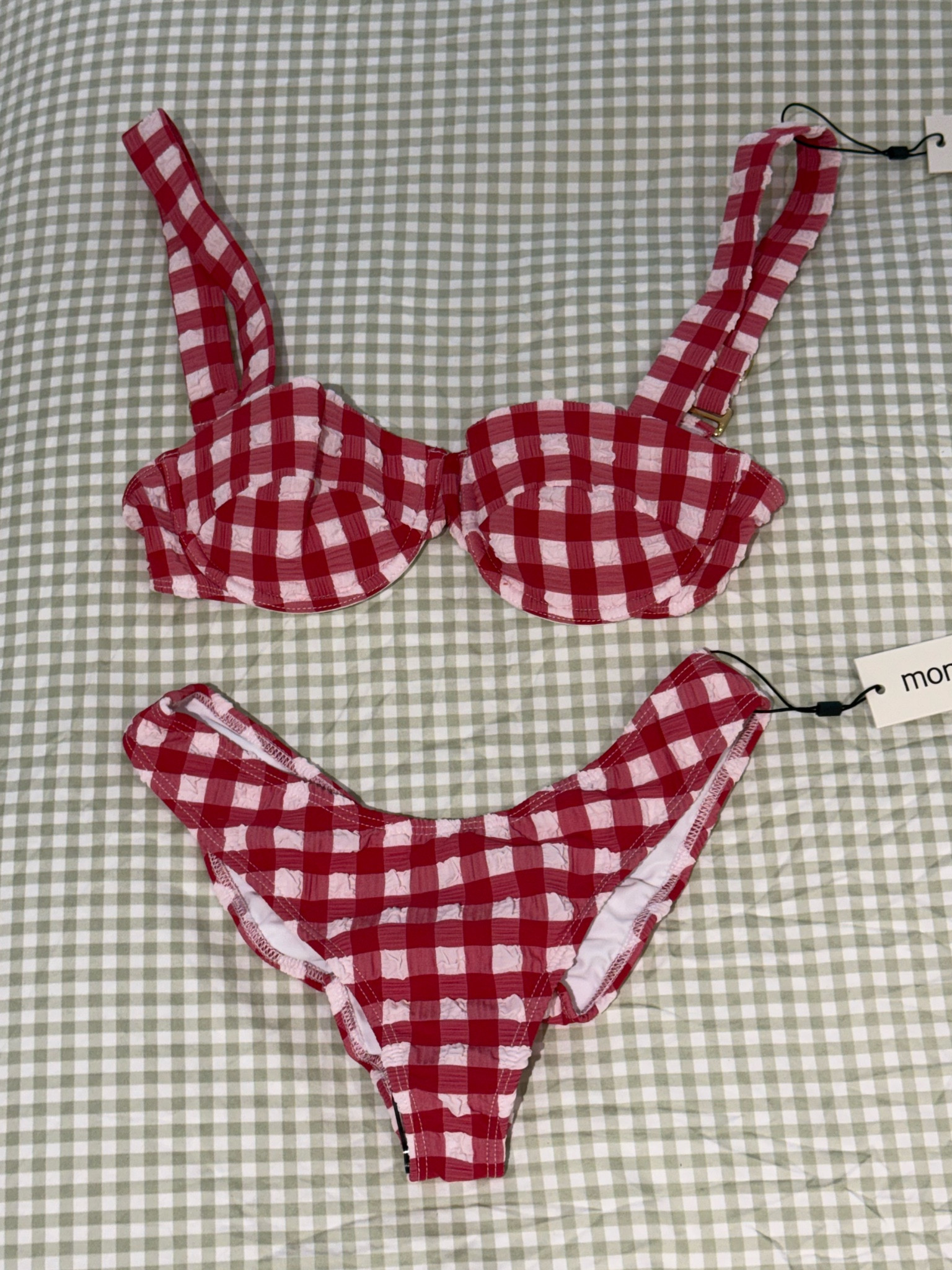 The most stun red gingham suit!!!!! Omg can’t wait to wear this summer in Europe and 4th of July 

#LTKSwim #LTKTravel #LTKStyleTip