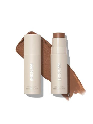 SHEGLAM Snatch 'n' Define Cream Contour Stick Long Lasting Highly Pigmented Sweat Proof Face Bronzer Makeup - Earthy Sepia | Amazon (US)