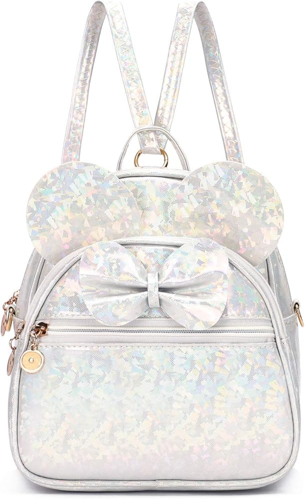 KL928 Girls Mini Backpack Bowknot Polka Dot Cute Small Daypacks Convertible Shoulder Bag Purse fo... | Amazon (US)