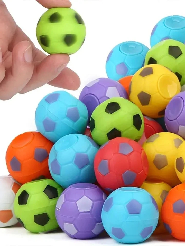 10pcs Mini Football Fidget Spinner Toy For Children To Relieve Pressure And Develop Intelligence ... | SHEIN