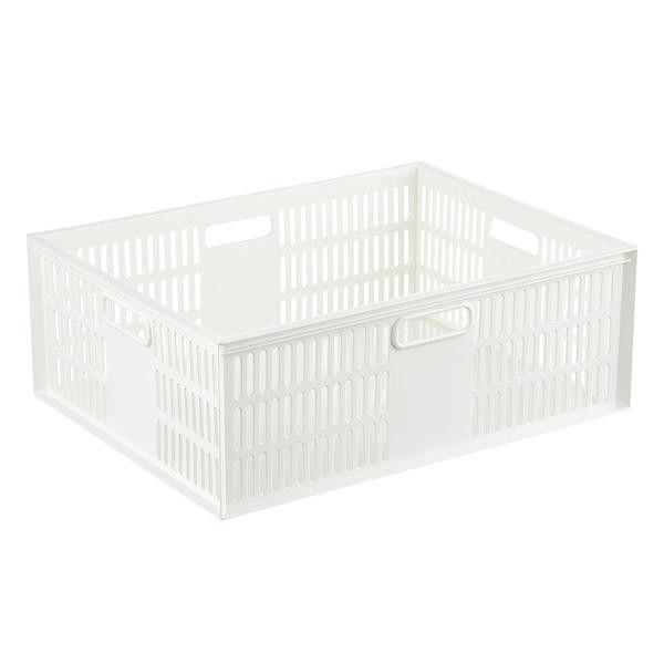 Large Chancellor Basket White | The Container Store