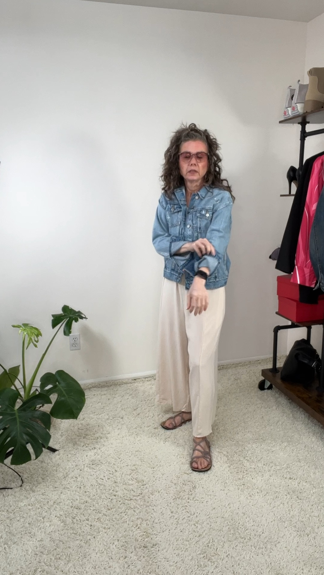 Great jumpsuit in lots of colors; add this cute Old Navy denim jacket for the cooler evenings  

#LTKstyletip #LTKSeasonal #LTKsalealert