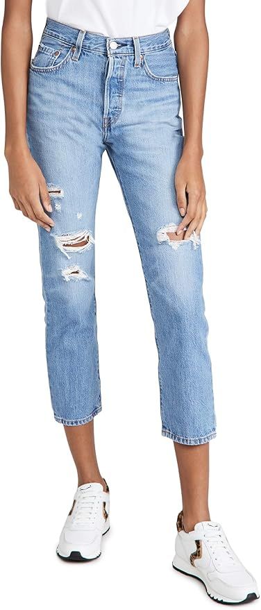 Levi's Women's 501 Crop Jeans | Amazon (US)