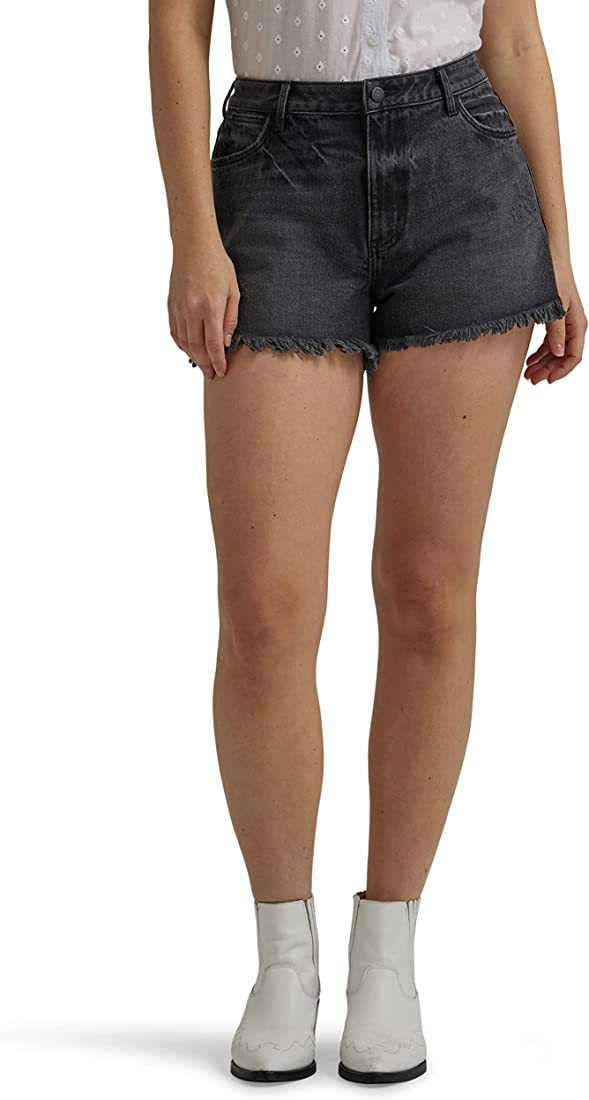 Wrangler Women's High-Rise Vintage Denim Short | Amazon (US)
