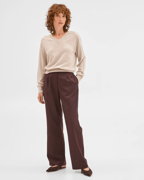 Preview Wool Blend Tailored Straight Leg Pants | Target AU