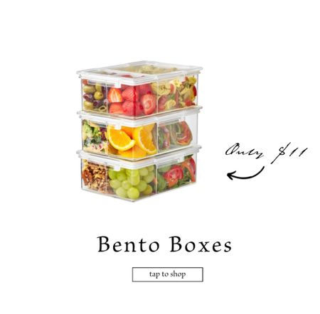 Obsessing over these bento boxes from Walmart this week 😌🫶🏽 they’re almost 50% off! #mealprep #ltkunder25 #walmart

#LTKhome #LTKFind #LTKunder50