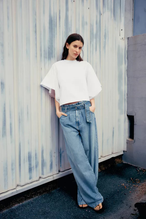 BATWING SLEEVE T-SHIRT | Zara UK