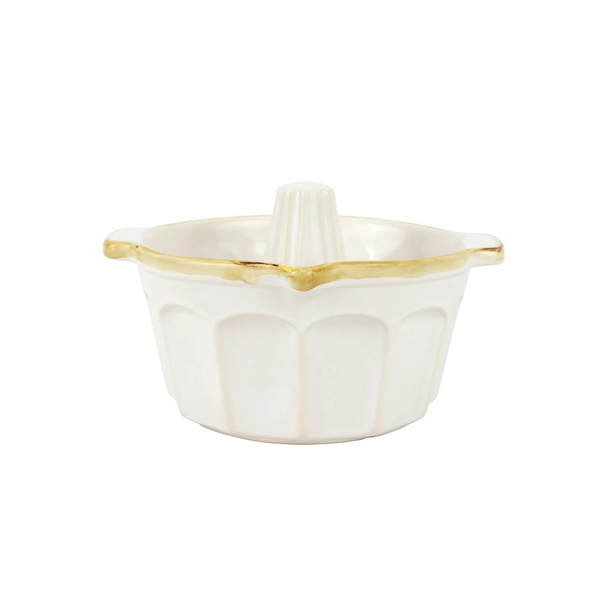 Italian Bakers White Bundt Pan | VIETRI