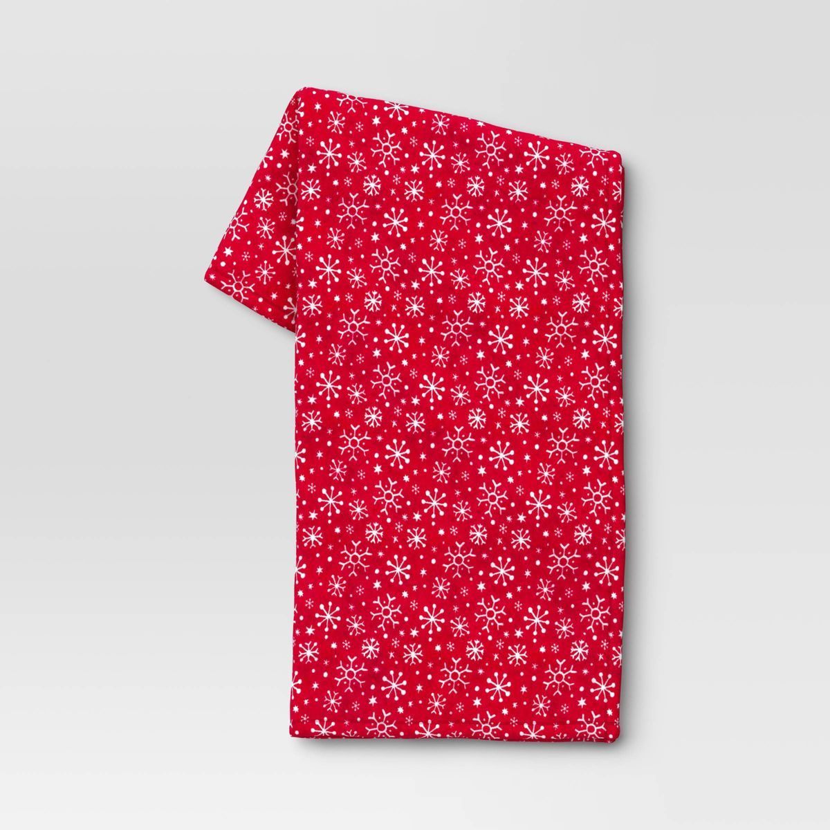 Snowflake Plush Christmas Throw Blanket Red/White - Wondershop™ | Target
