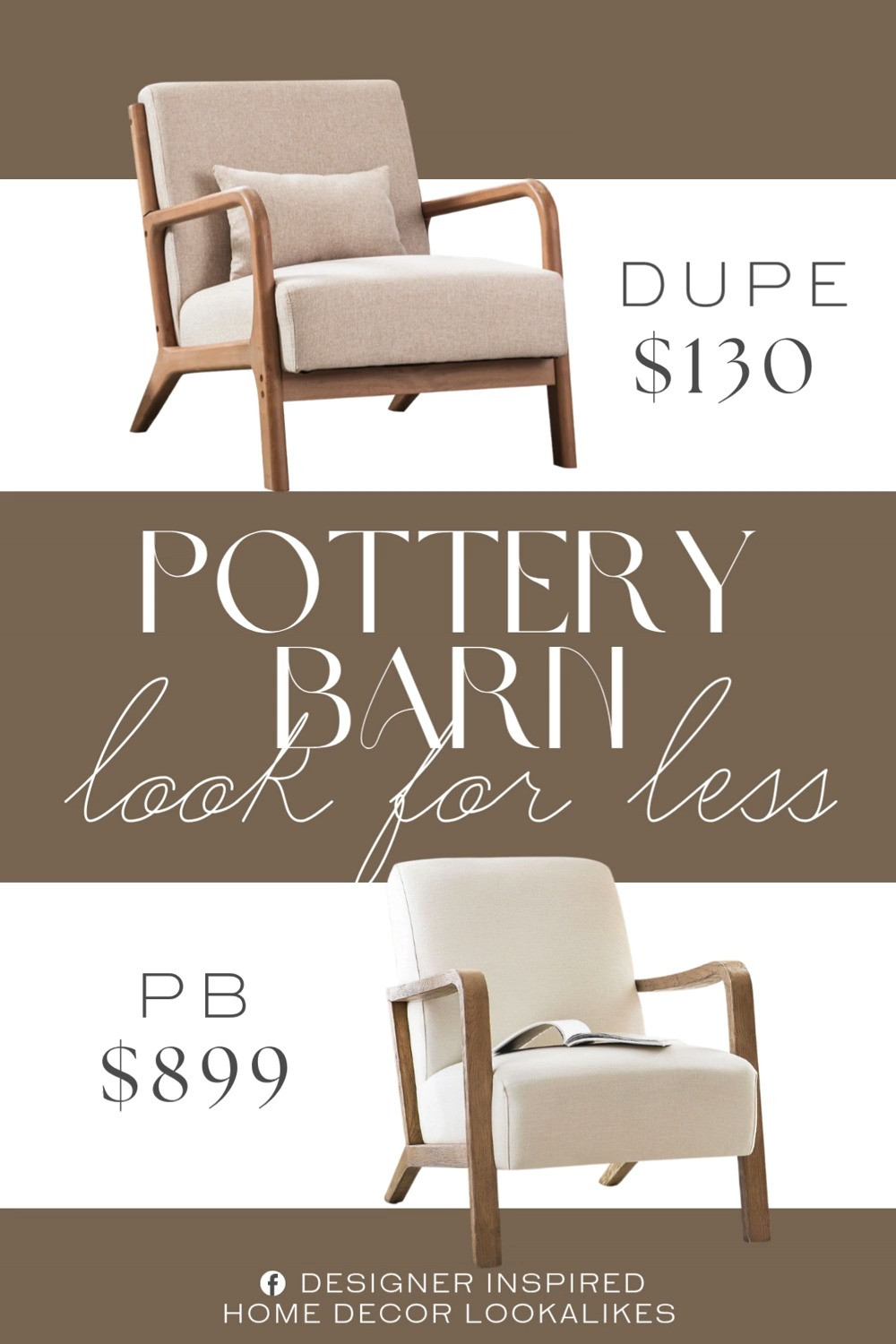 Inspired by Pottery Barn Atwood Chair. Mid Century Modern Accent Chair. Scandinavian Wood Armchair. Solid Wood Frame Armchair. Minimalist Wood Lounge Chair. Modern Farmhouse Accent Chair. Living Room Side Chair. Atwood Chair Lookalike.  

Home more affordable option find copy cat similar look for less budget friendly affordable cheap cheaper beautiful pretty. Clearance sale coupon code discount code promo code luxury lookalike look a like Inspo inspiration inspired by idea ideas Love like these? I share multiple every day in my FB group.
#potterybarninspired #accentchair #armchair #loungechair #livingroominspo #furniturefinds #solidwoodchair #sidechair 

 #LTKHome