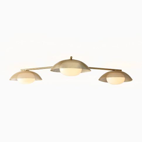 Bezel 3-Light Flush Mount (60") | West Elm (US)