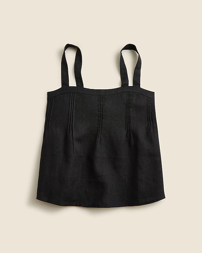 Bow-back linen top | J. Crew US