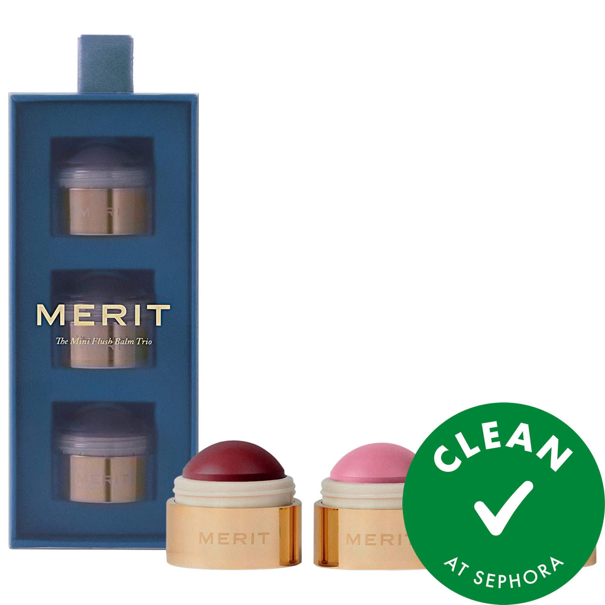MERIT Mini Flush Balm Cream Blush Trio Set | Sephora (US)