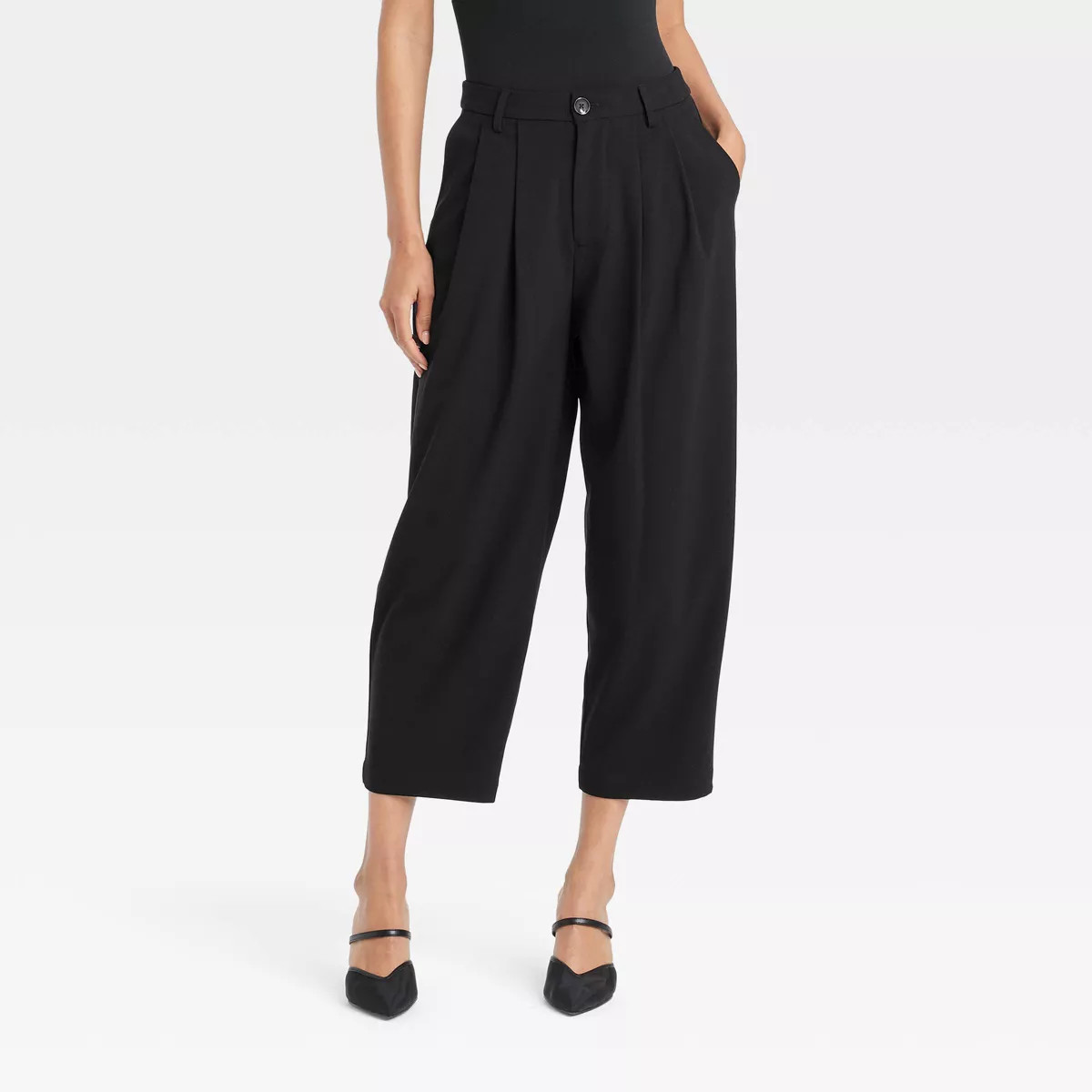 Women's High-Rise Barrel Ankle Pants - A New Day™ | Target