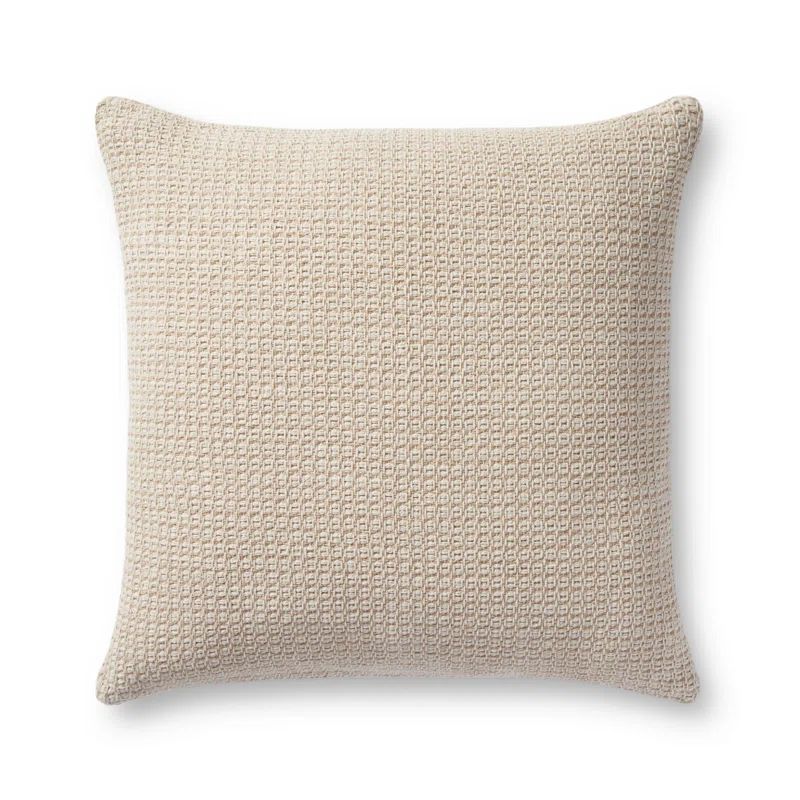 Magnolia Home By Joanna Gaines X Loloi Joy Beige / Ivory Pillow | Wayfair North America