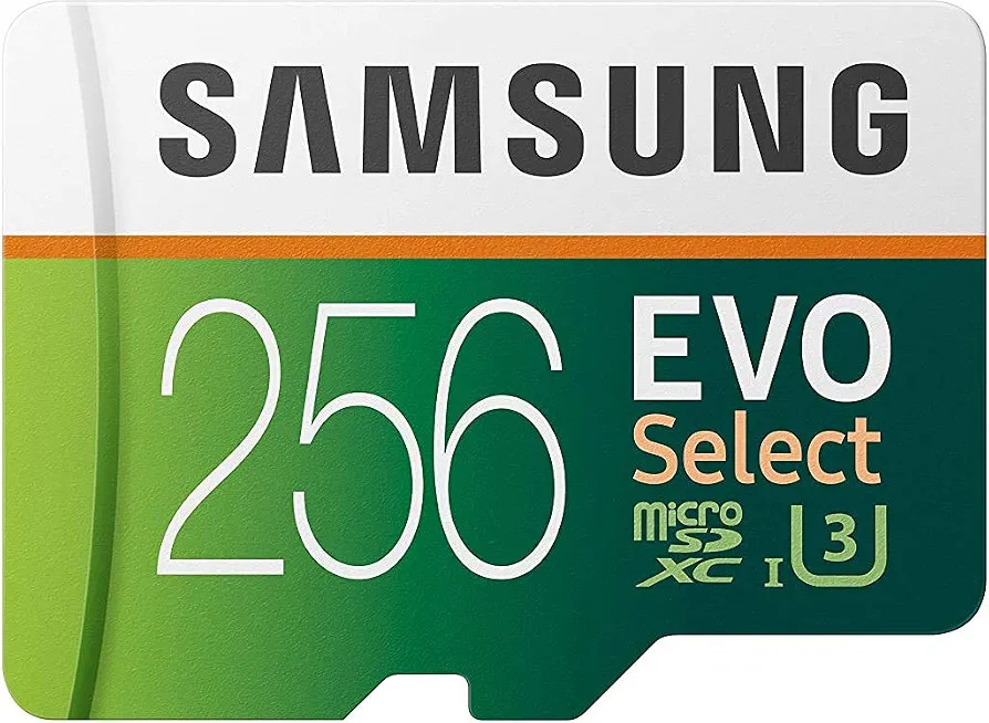 SAMSUNG ELECTRONICS EVO Select 256GB MicroSDXC UHS-I U3 100MB/s Full HD & 4K UHD Memory Card with... | Amazon (US)