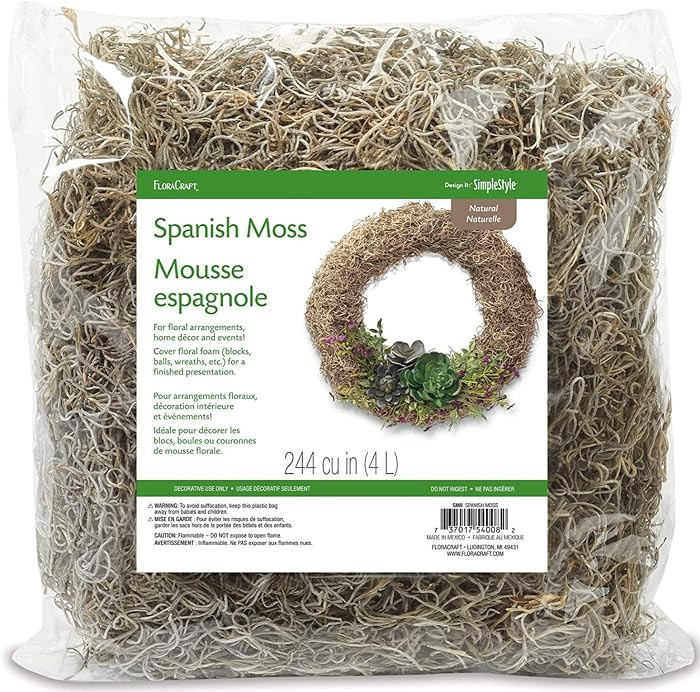 FloraCraft SM8/24 Spanish Moss, 8-Ounce Bag | Amazon (CA)