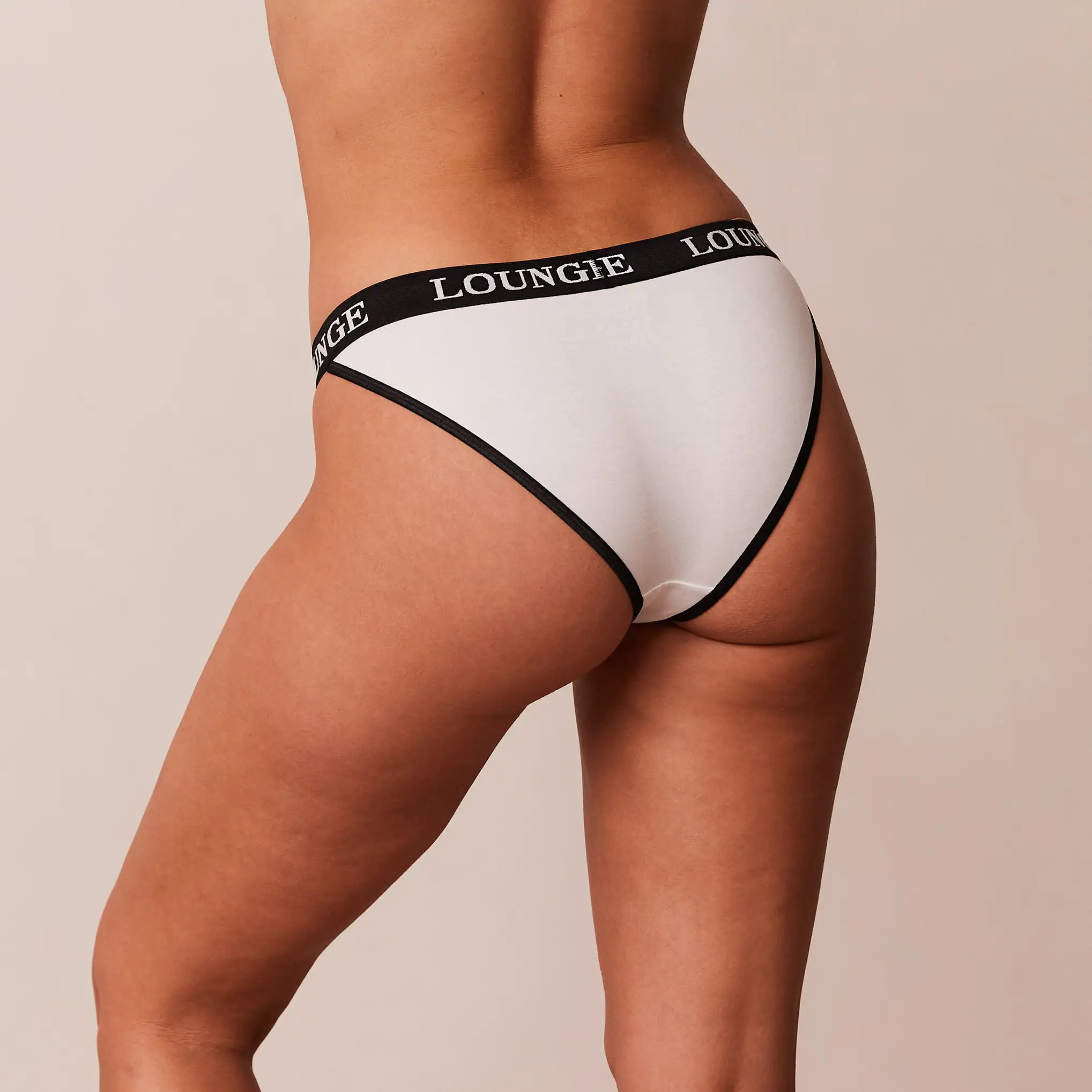 Bamboo Triangle Briefs - White | Lounge (US)