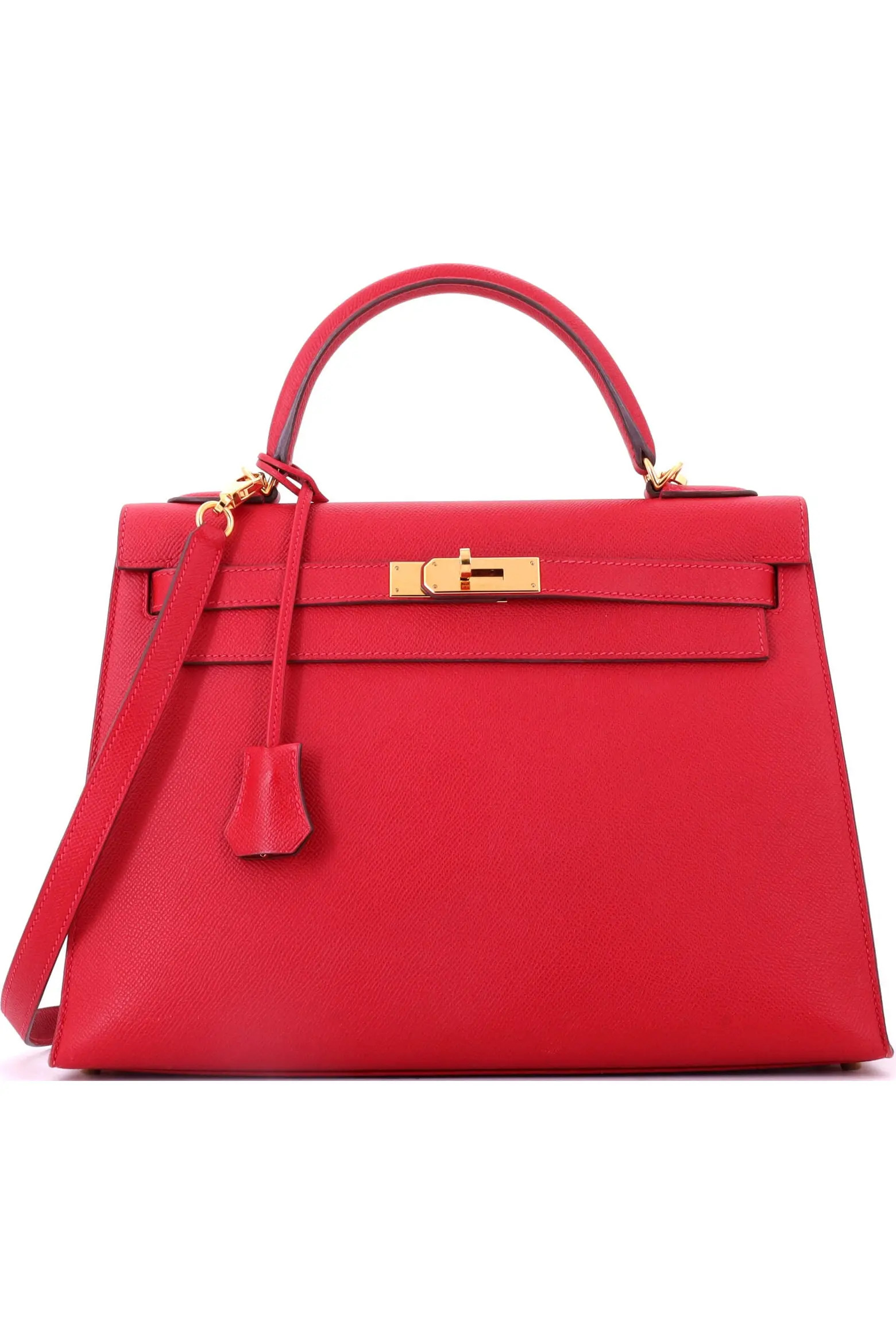 Kelly Handbag Red Epsom with Gold Hardware 32 (Women) | Nordstrom | Nordstrom
