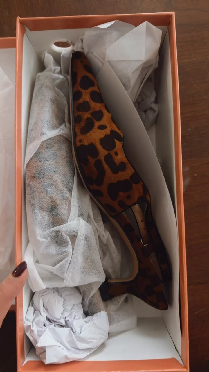Leopard kitten heel

#LTKootd