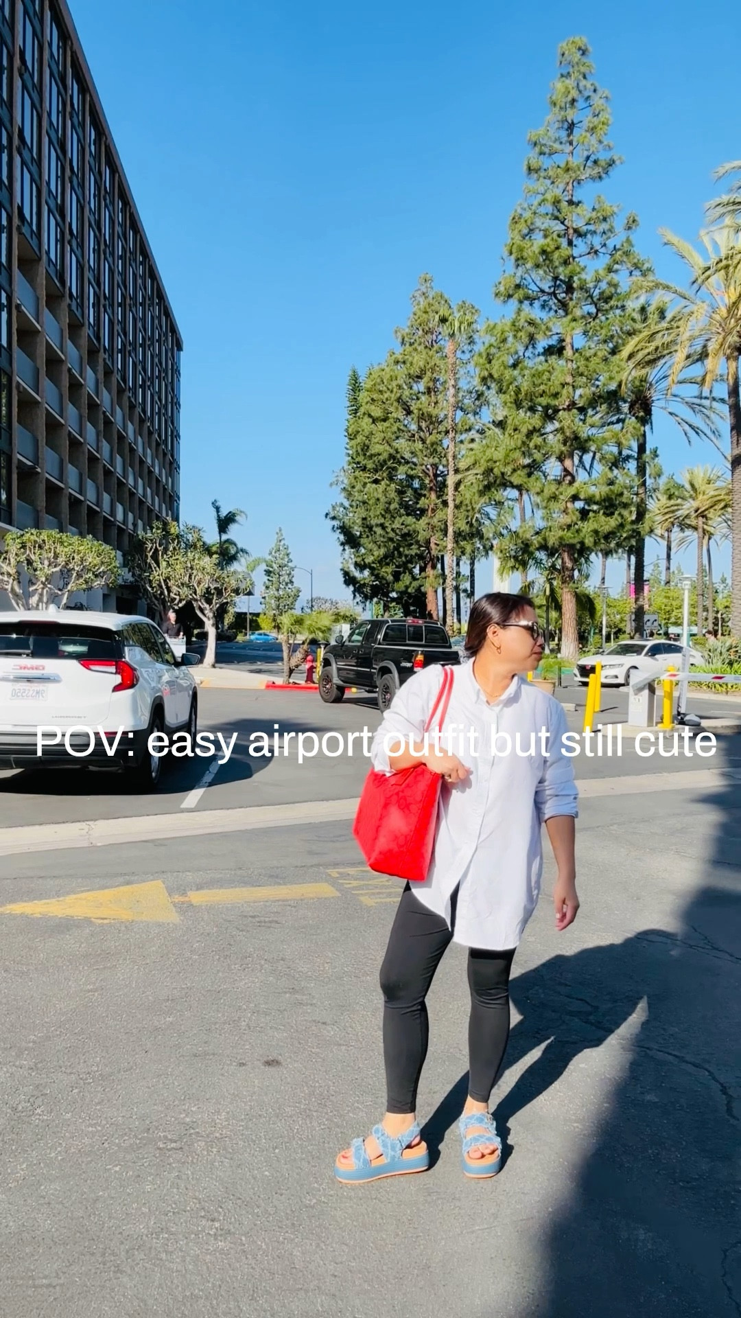 easy, comfy, and still cute 🤍  

my go-to kind of outfit for travel days or just being out with my little one ✨  

nothing fancy, just something that makes me feel good and put together  

would you wear this? 🫶

#LTKmomlife #LTKPetite #LTKootd