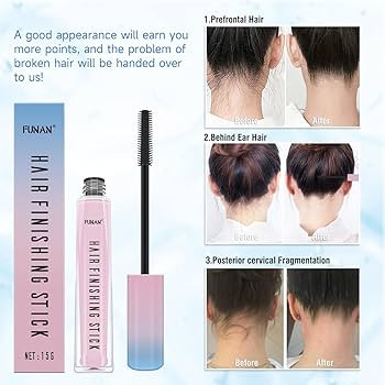 FUNAN Hair Finishing Stick, Flyaway Feel Stick Hair, Small Broken Hairs Finishing Cream, Non-Grea... | Amazon (US)