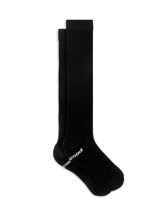 Doublesoul Ultra High Socks in Black - Size Large | PacSun