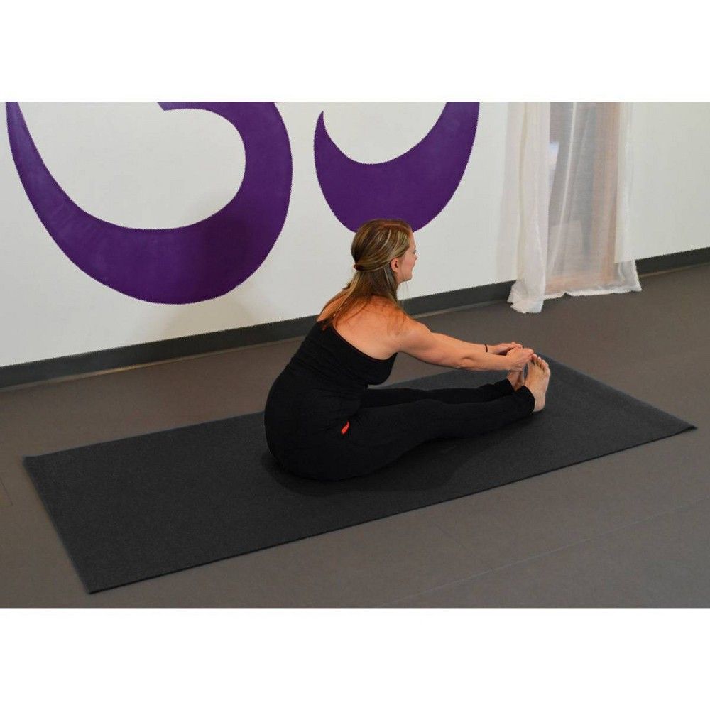 Yoga Direct Extra Long / Extra Wide Deluxe Yoga Mat - Black (6mm) | Target