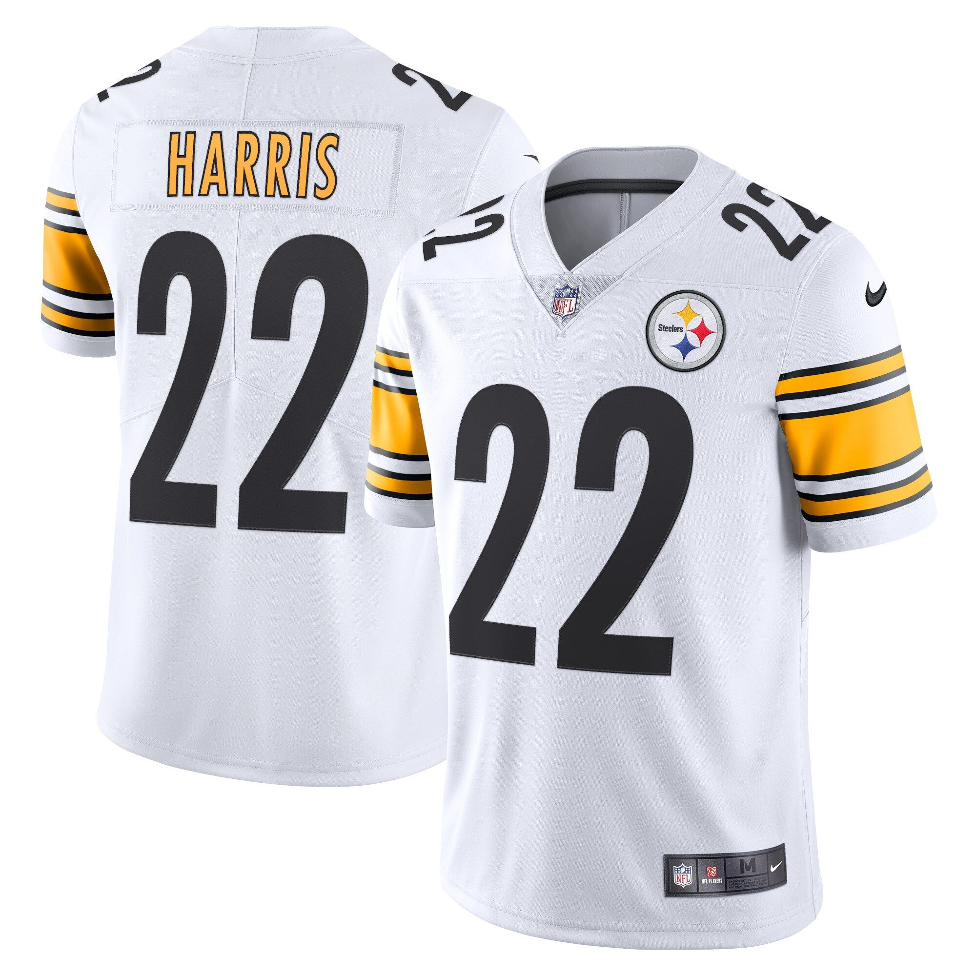 Men's Pittsburgh Steelers Najee Harris Nike White Vapor Limited Jersey | NFL Shop
