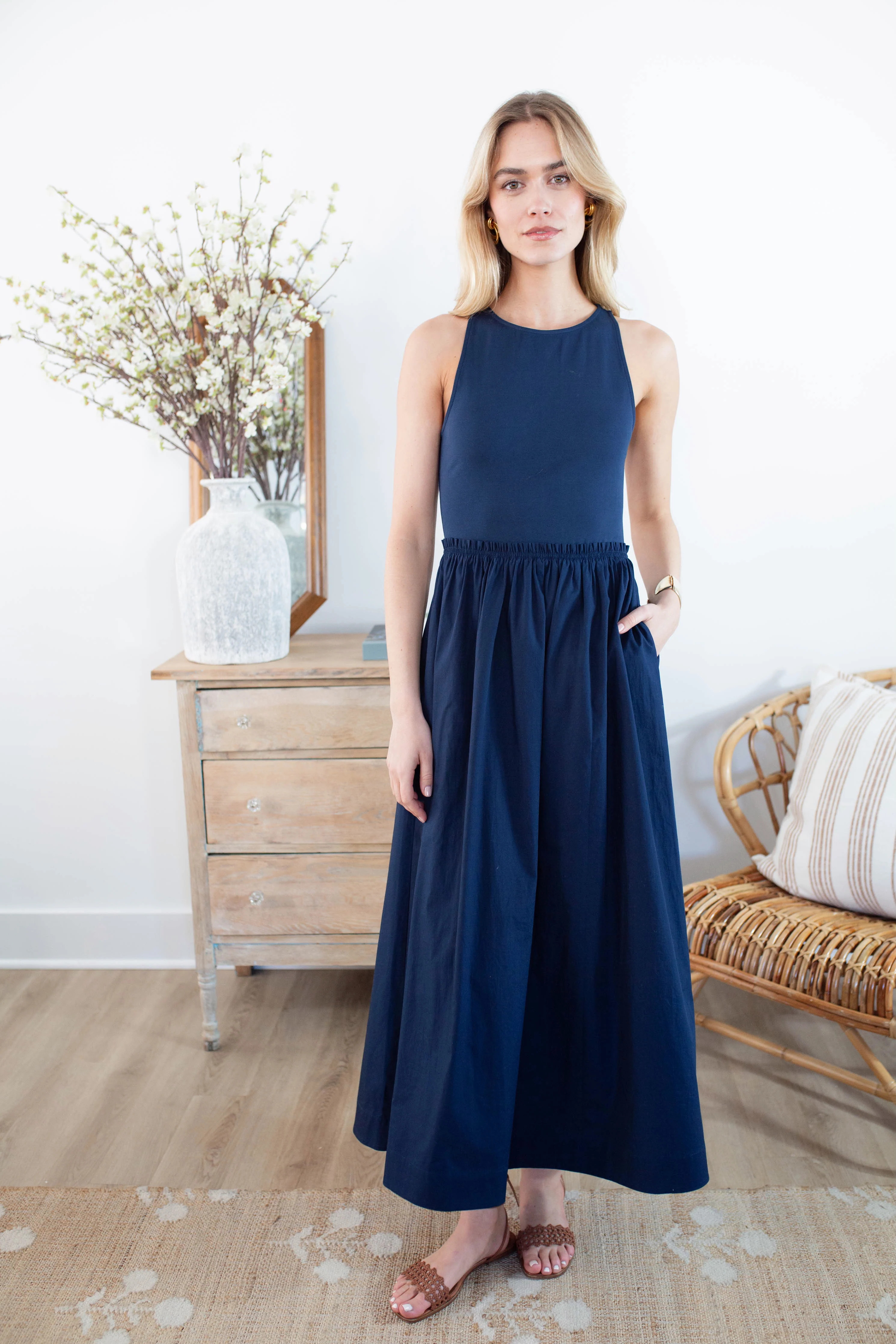 Mixi Dress - Navy | Marea