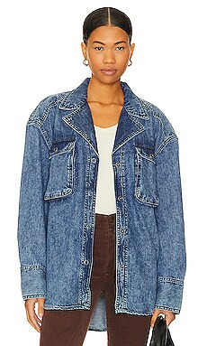 Izzie Cargo Denim Shirt
                    
                    Free People | Revolve Clothing (Global)