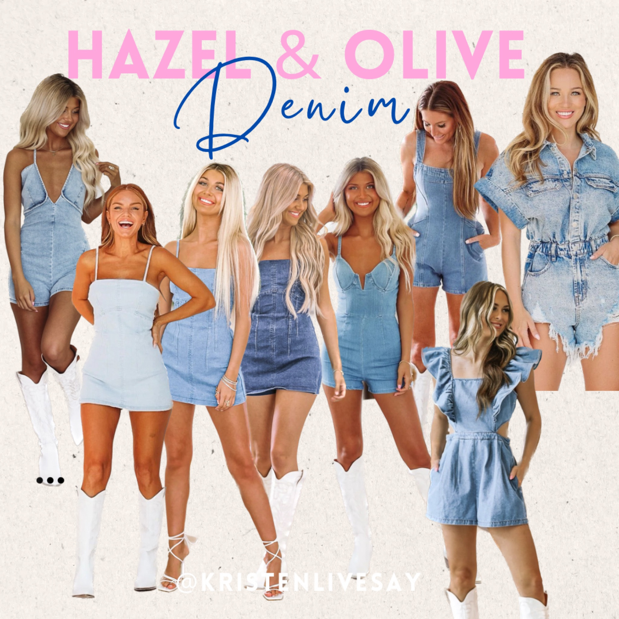 Some of my favorite denim finds right now! Perfect for concerts, parties, nights out, day to day, etc.
Restocks on these beauties are coming very soon so stay tuned🚨

#LTKFind #LTKfit #LTKunder50