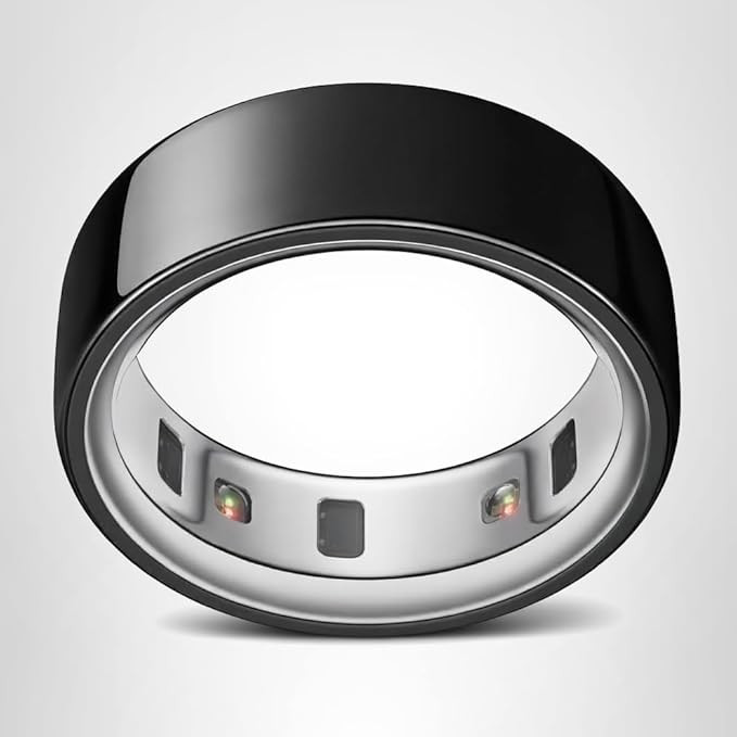 Oura Ring 4 - Black - Size 7 - Size Before You Buy | Amazon (US)