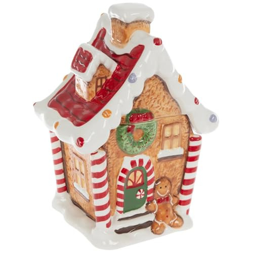 Hobby Lobby Christmas Gingerbread House Cookie Jar, 12.75" H x 9" W x 6.63" D, Holiday Countertop Decor, Treat Jar | Amazon (US)