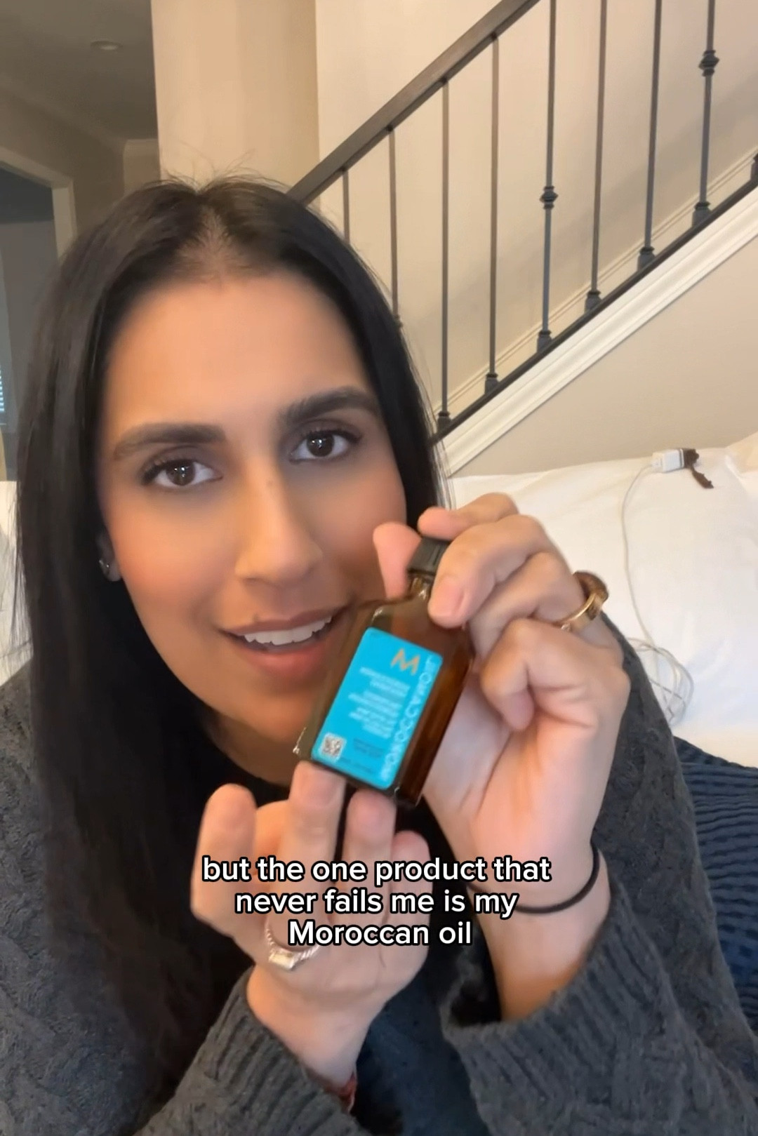 I love my Moroccan Oil!  It is not heavy, smells amazing, and helps with frizz!  

#LTKFindsUnder100 #LTKBeauty #LTKGiftGuide