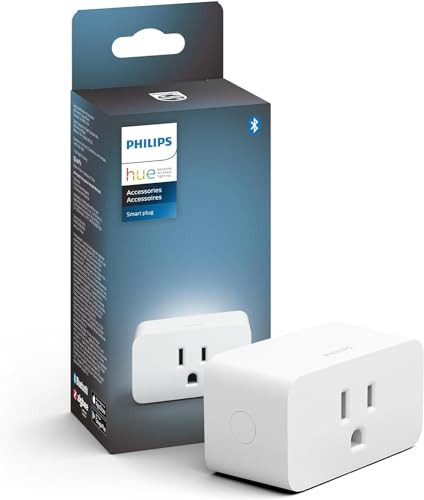 Philips Hue Smart Plug, White - 1 Pack - Turns Any Light Into a Smart Light - Control with Hue App - Compatible with Alexa, Google Assistant, and Apple HomeKit | Amazon (US)