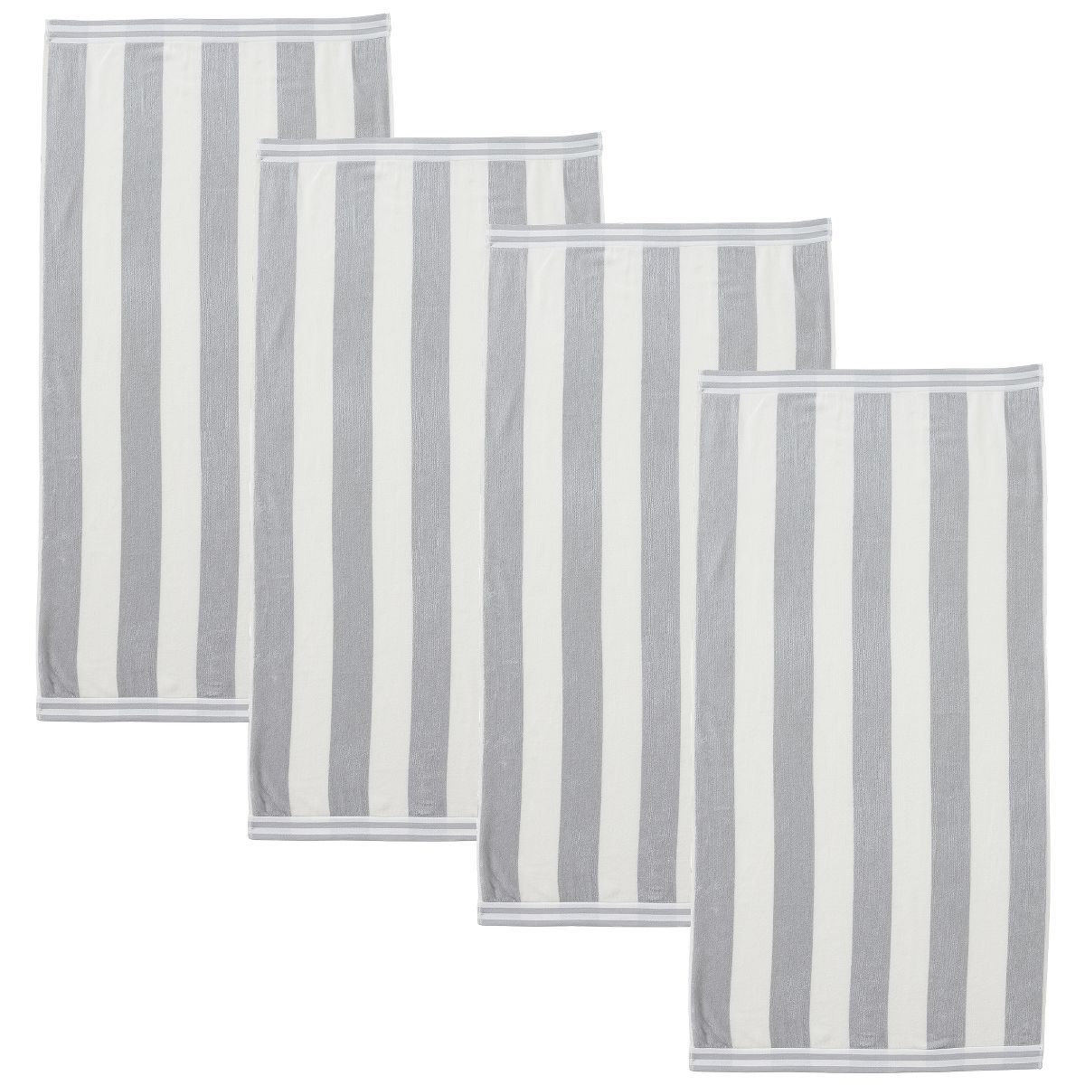 100% Cotton Cabana Striped Beach Towels - Great Bay Home | Target