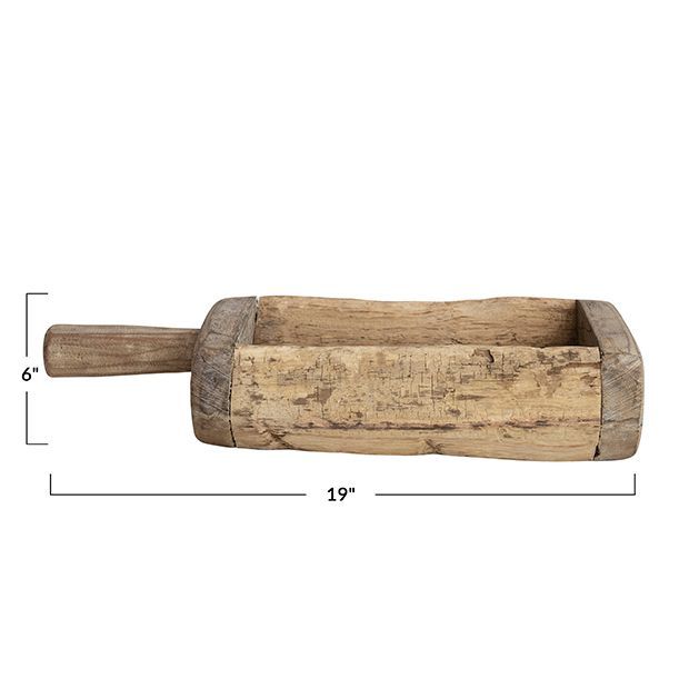 Found Wood Decorative Trug | Antique Farm House