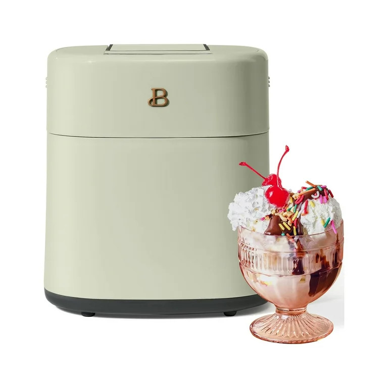 Beautiful 1.5 Qt Ice Cream Maker with Touch Activated Display, Sage Green by Drew Barrymore | Walmart (US)